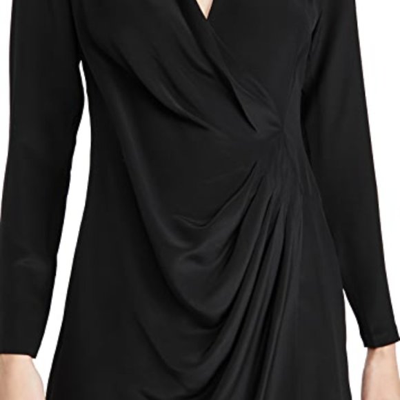 NWOT Club Monaco SILK Wrap Dress! 12, Large - Picture 5 of 5